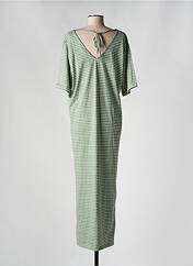 Robe longue vert ICHI pour femme seconde vue