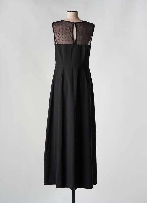Robe longue sans manche sans manche noir ICHI femme