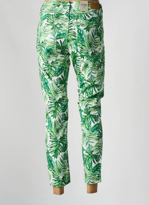 Jeans coupe slim stretch taille normale vert CREAM femme