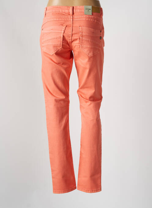 Jeans coupe slim orange CREAM pour femme