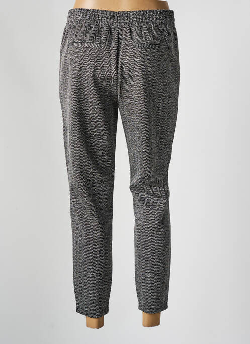 Pantalon chino gris ICHI pour femme