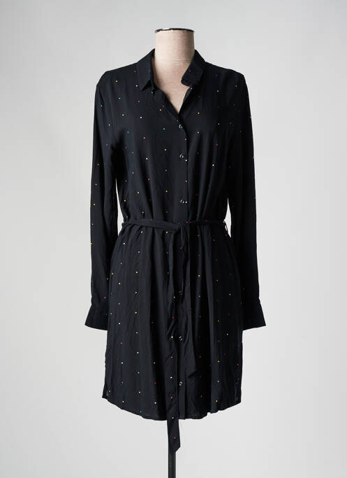 Robe courte noir ICHI femme