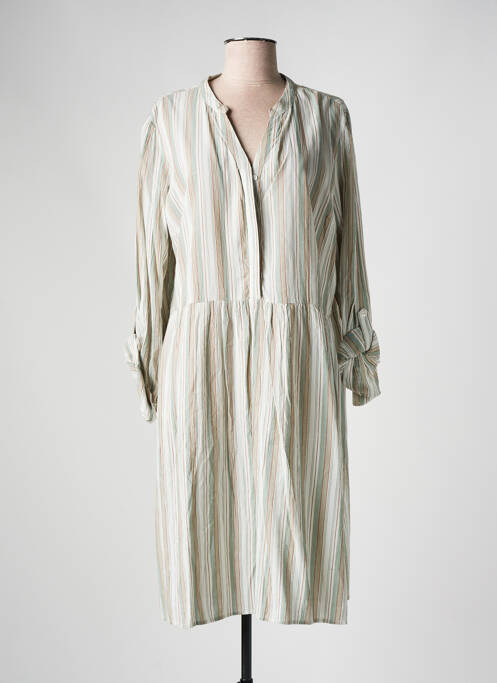 Robe mi-longue vert FRANSA pour femme