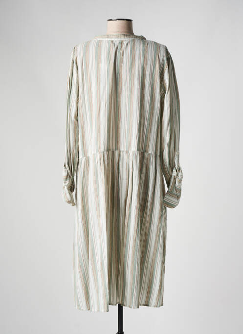 Robe mi-longue vert FRANSA pour femme