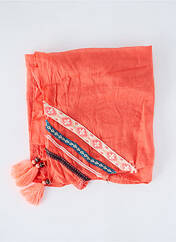 Paréo orange LARA-ETHNICS pour femme seconde vue