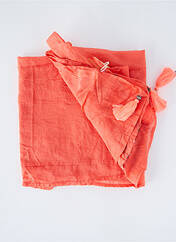 Paréo orange LARA-ETHNICS pour femme seconde vue