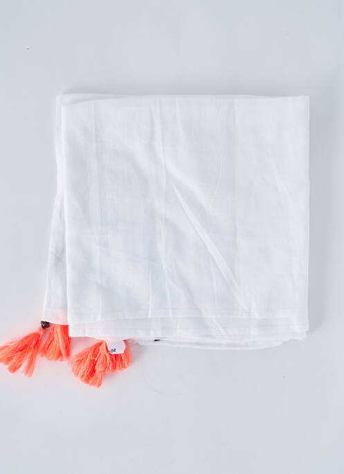 Paréo blanc LARA-ETHNICS pour femme