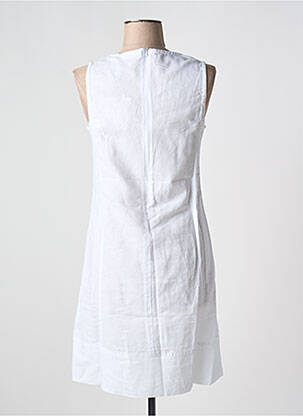 Robe mi-longue sans manche sans manche blanc ESPRIT DE LA MER femme