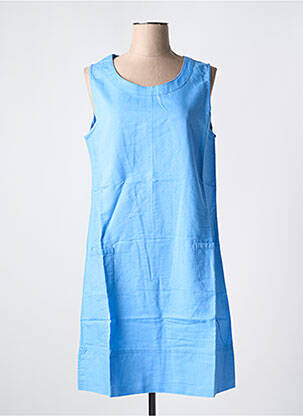 Robe mi-longue sans manche sans manche bleu fonce ESPRIT DE LA MER femme