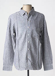 Chemise manches longues imprimé rayures gris ESPRIT DE LA MER homme