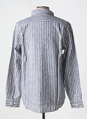 Chemise manches longues imprimé rayures gris ESPRIT DE LA MER homme
