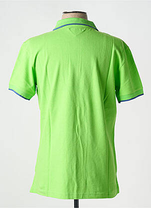 Polo tissage jersey manches courtes vert WATTS homme