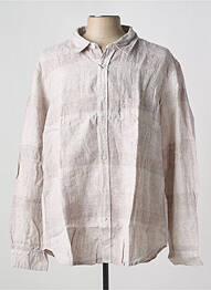 Chemise manches longues coupe droite beige ESPRIT DE LA MER homme