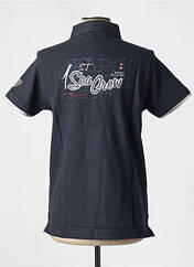 Polo noir ESPRIT DE LA MER pour homme seconde vue