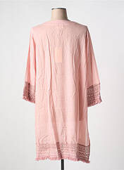 Robe de plage rose LARA-ETHNICS pour femme seconde vue