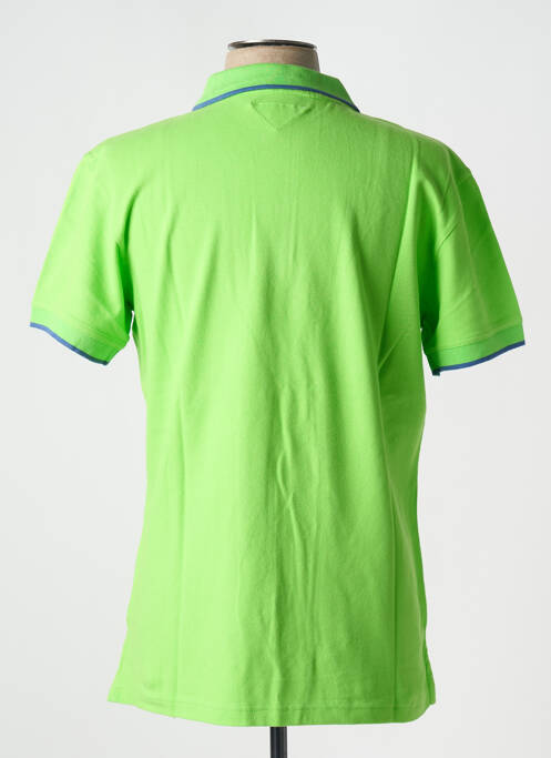 Polo tissage jersey manches courtes vert WATTS homme