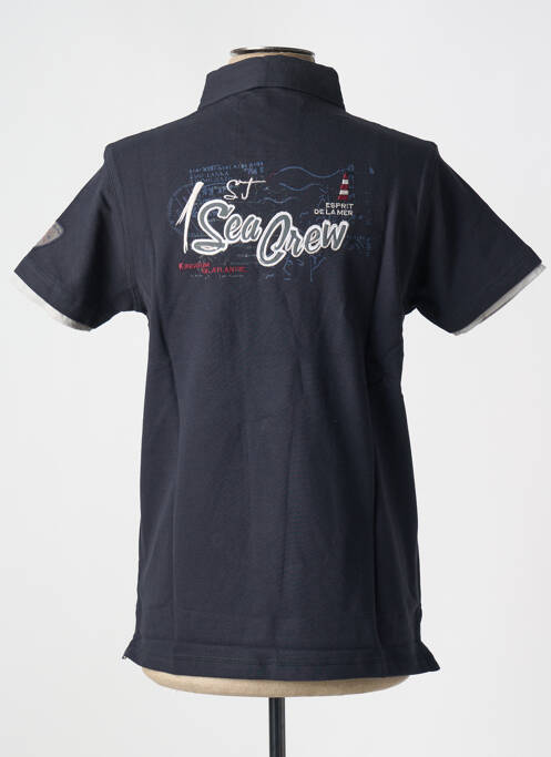 Polo noir ESPRIT DE LA MER pour homme