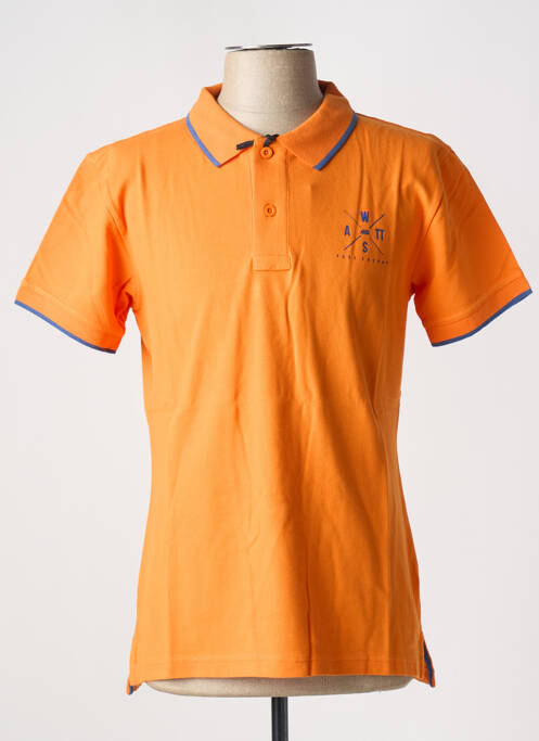 Polo orange WATTS pour homme