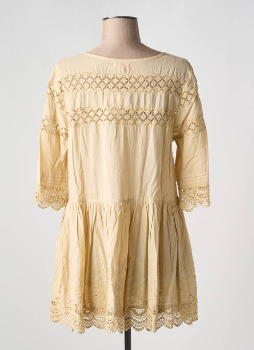 Robe de plage beige PINK P pour femme