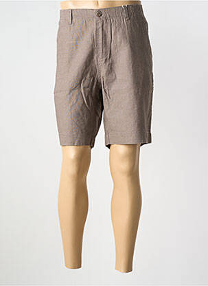 Bermuda stretch taille normale marron ESPRIT DE LA MER homme