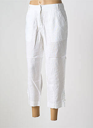 Pantalon 7/8 stretch taille normale blanc ROYAL COMPAGNIE femme