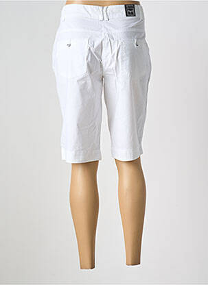 Bermuda tissage popeline taille normale blanc ESPRIT DE LA MER femme