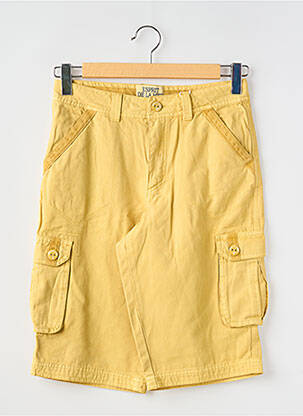 Bermuda stretch taille normale jaune ESPRIT DE LA MER homme