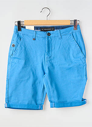 Bermuda stretch taille normale bleu BENSON & CHERRY homme
