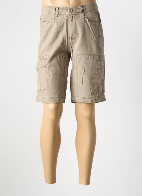 Bermuda marron ROYAL COMPAGNIE pour homme