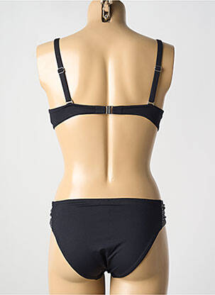 Maillot de bain 2 pièces haut soutien-gorge moulé haut soutien-gorge moulé noir ONE femme