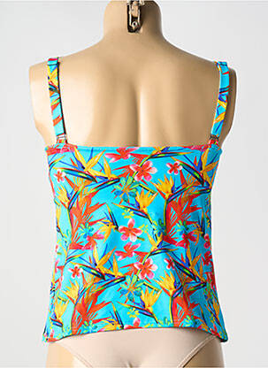 Top de bain imprimé fantaisie bleu GRAIN DE MALICE femme