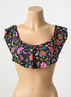 Haut de maillot de bain haut soutien-gorge moulé haut soutien-gorge moulé noir BANANA MOON femme