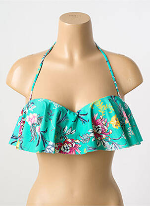 Haut de maillot de bain haut soutien-gorge moulé haut soutien-gorge moulé vert SEAFOLLY femme