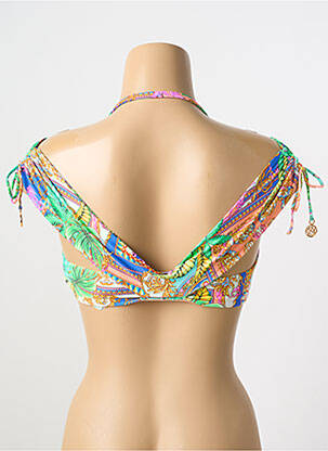 Haut de maillot de bain haut soutien-gorge moulé haut soutien-gorge moulé vert LULI FAMA femme