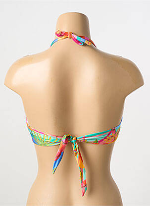 Haut de maillot de bain fermeture liens à nouer haut bandeau orange BANANA MOON femme