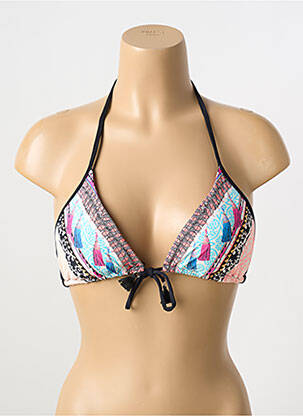 Haut de maillot de bain stretch haut soutien-gorge avec mousse de rembourrage amovible rose SEAFOLLY femme