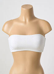 Haut de maillot de bain blanc GRAIN DE MALICE pour femme seconde vue