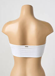 Haut de maillot de bain blanc GRAIN DE MALICE pour femme seconde vue