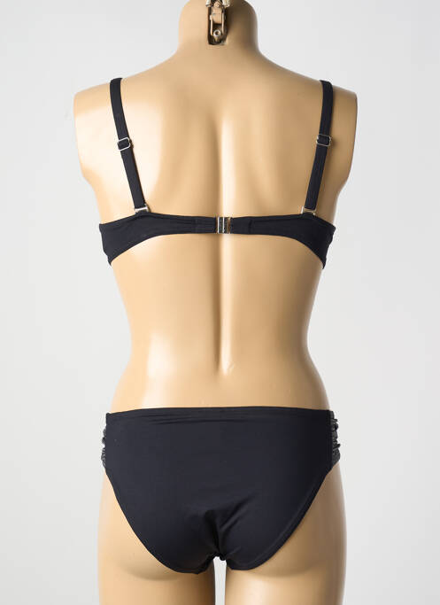 Maillot de bain 2 pièces noir ONE femme