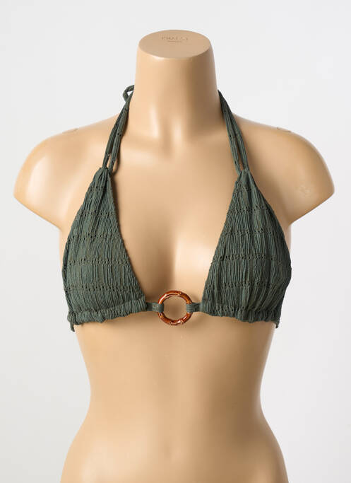 Haut de maillot de bain vert BANANA MOON pour femme