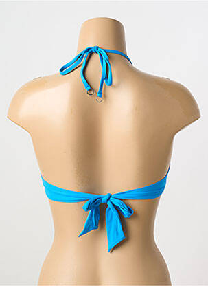 Haut de maillot de bain fermeture liens à nouer haut triangles bleu SEAFOLLY femme