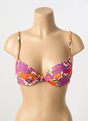 Haut de maillot de bain haut soutien-gorge moulé haut soutien-gorge moulé violet BANANA MOON femme