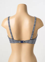 Haut de maillot de bain bleu GRAIN DE SABLE pour femme seconde vue