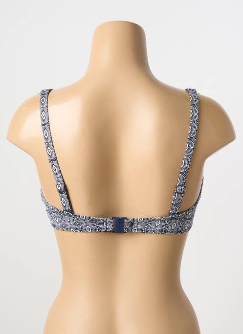 Haut de maillot de bain haut soutien-gorge emboitant haut soutien-gorge emboitant bleu GRAIN DE SABLE femme