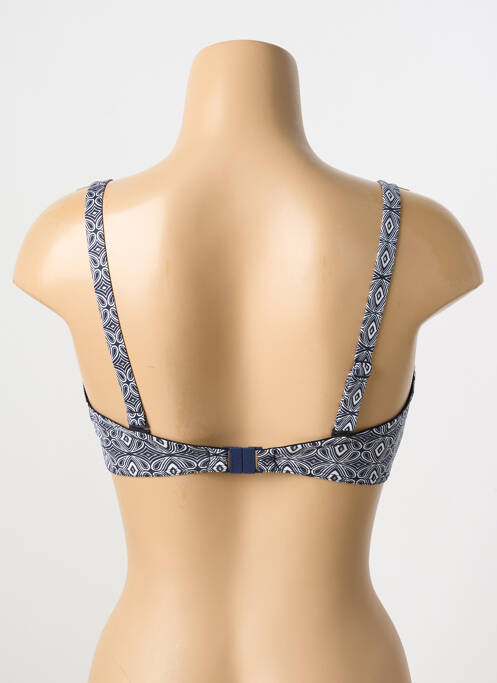 Haut de maillot de bain bleu GRAIN DE SABLE femme