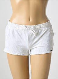 Short taille à pinces blanc GRAIN DE SABLE femme