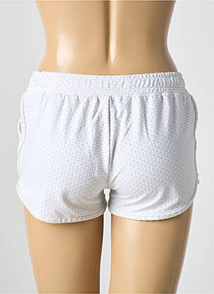 Short taille à pinces blanc GRAIN DE SABLE femme