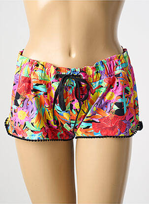 Short coupe droite rouge BANANA MOON femme