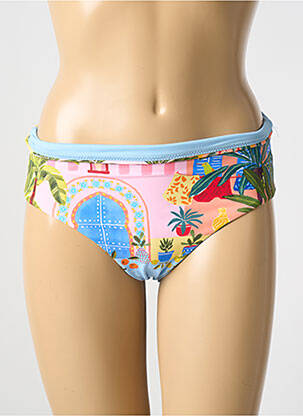 Bas de maillot de bain imprimé fantaisie culotte bleu SEAFOLLY femme