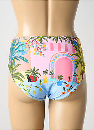 Bas de maillot de bain imprimé fantaisie culotte bleu SEAFOLLY femme
